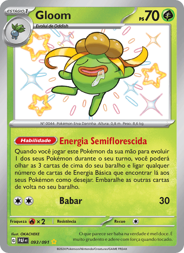 Gloom, card 093 from Destinos de Paldea