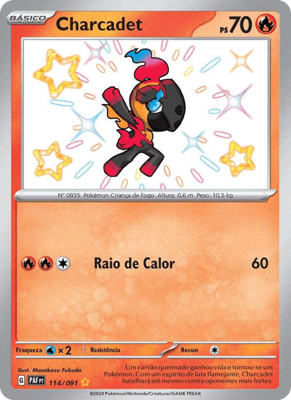 Charcadet, card 114 from Destinos de Paldea