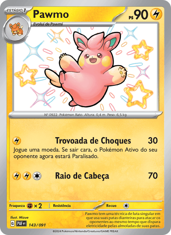 Pawmo, carte 143 de Destinos de Paldea
