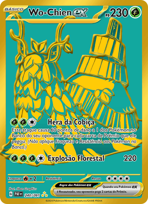 Wo-Chien ex, carta 240 de Destinos de Paldea