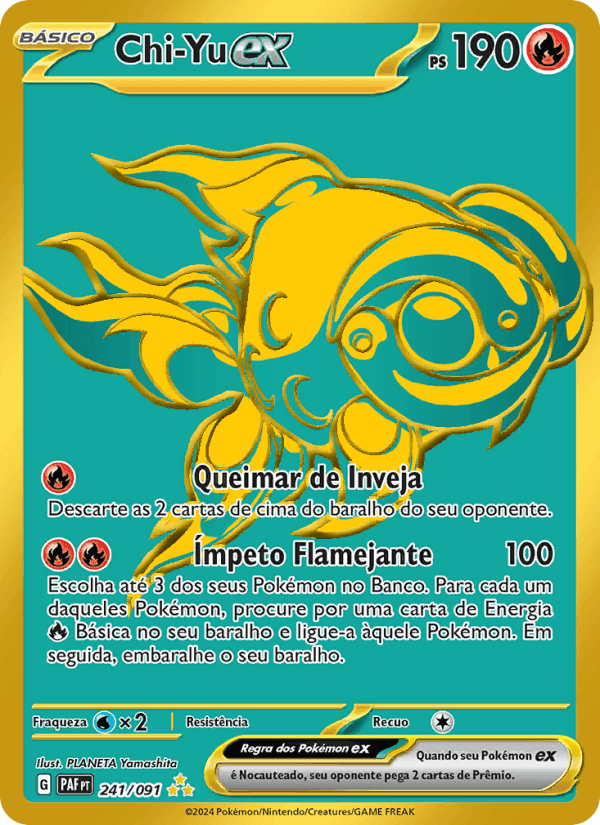 Chi-Yu ex, carte 241 de Destinos de Paldea