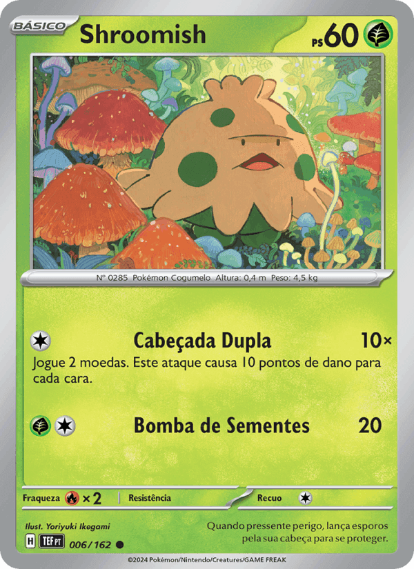 Shroomish, carte 006 de Forças Temporais