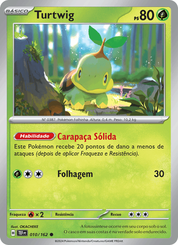 Turtwig, carta 010 di Forças Temporais