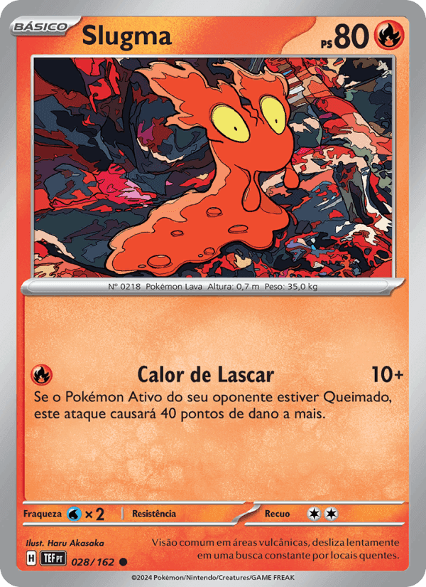 Slugma, carta 028 de Forças Temporais