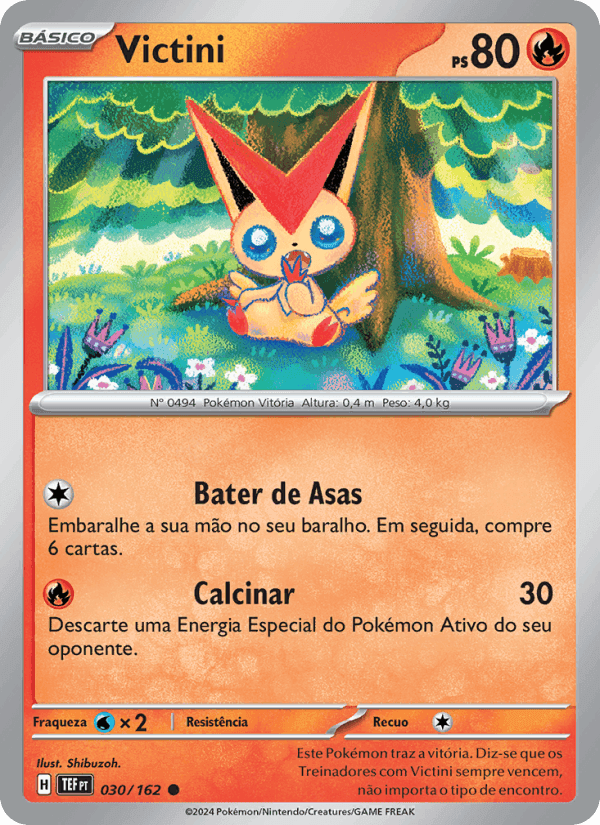 Victini, carta 030 di Forças Temporais