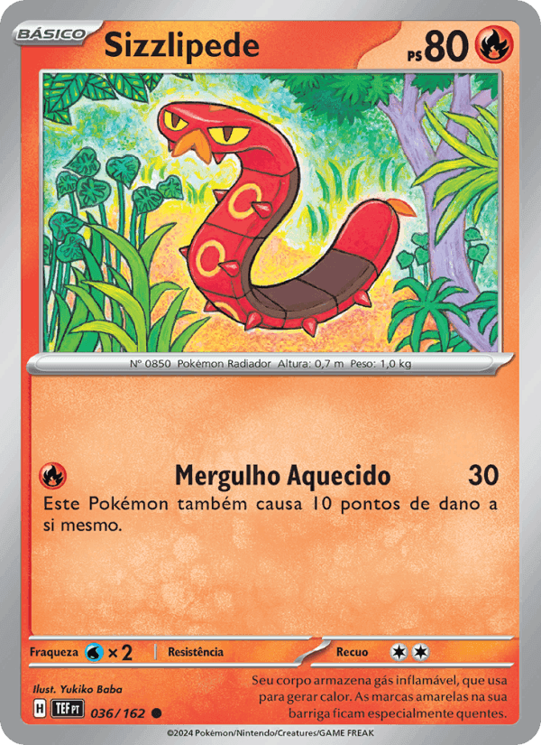 Sizzlipede, carta 036 de Forças Temporais