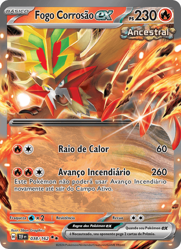 Fogo Corrosão ex, card 038 from Forças Temporais