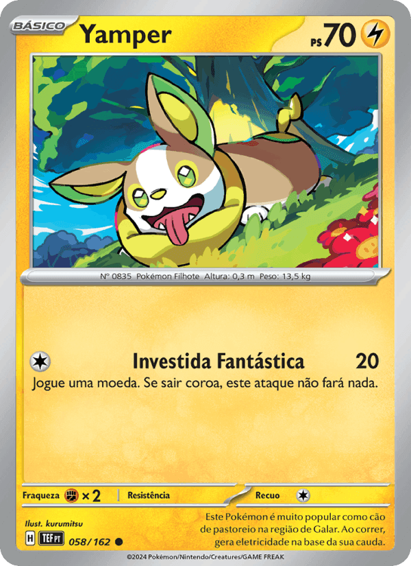 Yamper, card 058 from Forças Temporais