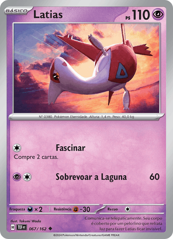 Latias, carta 067 de Forças Temporais