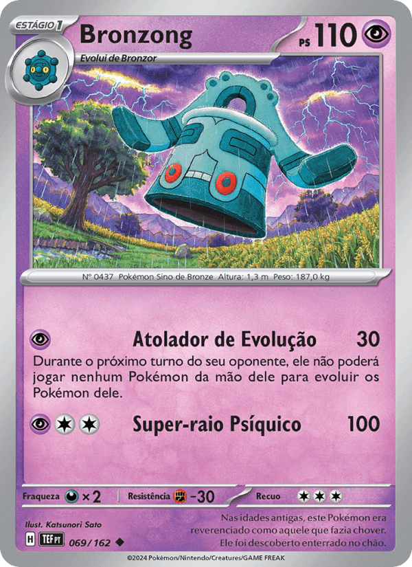 Bronzong, carta 069 de Forças Temporais