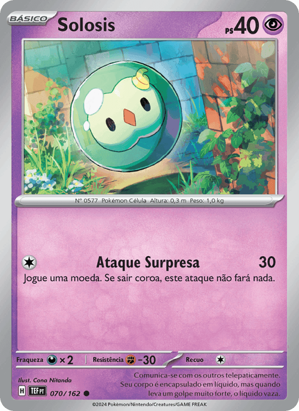 Solosis, carta 070 de Forças Temporais