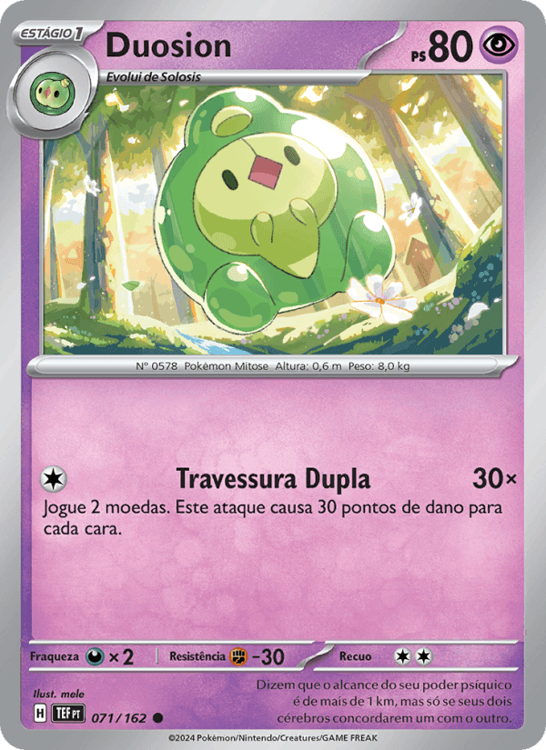Duosion, carte 071 de Forças Temporais