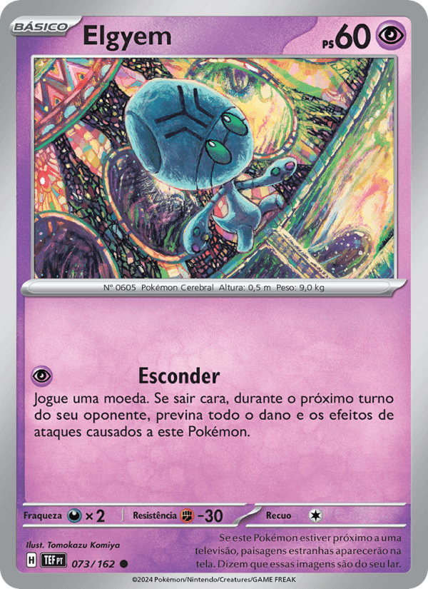 Elgyem, card 073 from Forças Temporais