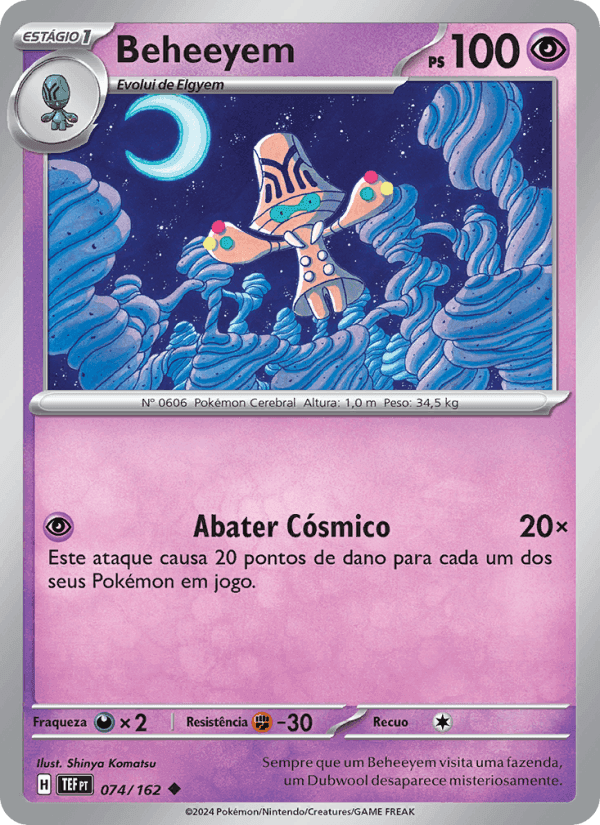 Beheeyem, carta 074 de Forças Temporais