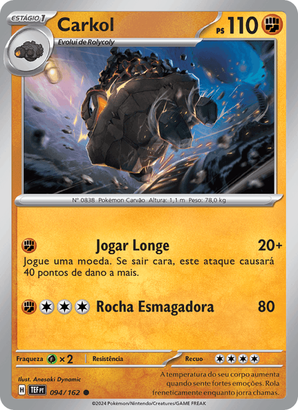 Carkol, card 094 from Forças Temporais