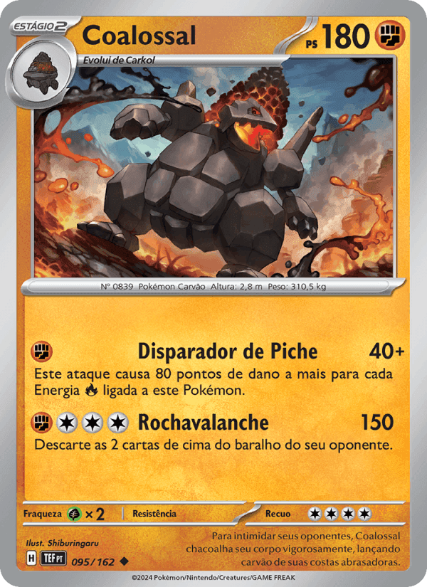 Coalossal, carta 095 de Forças Temporais