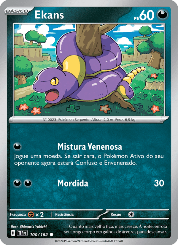 Ekans, carta 100 de Forças Temporais
