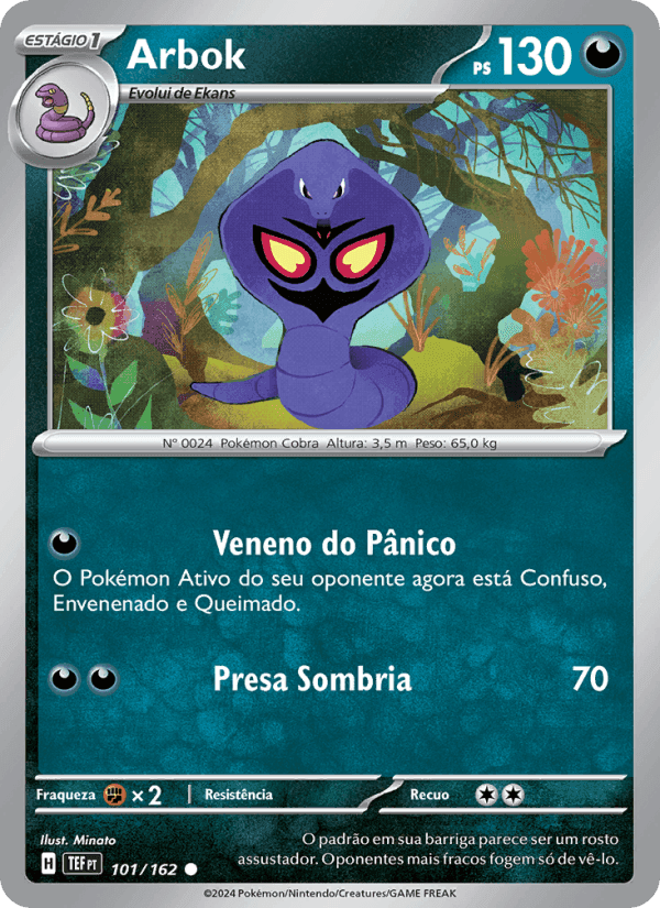 Arbok, carta 101 de Forças Temporais