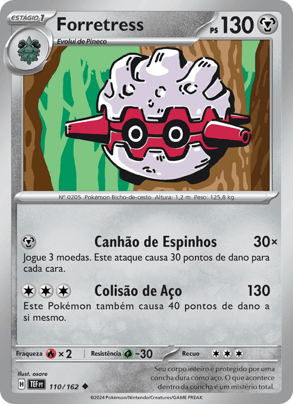 Forretress, carta 110 de Forças Temporais