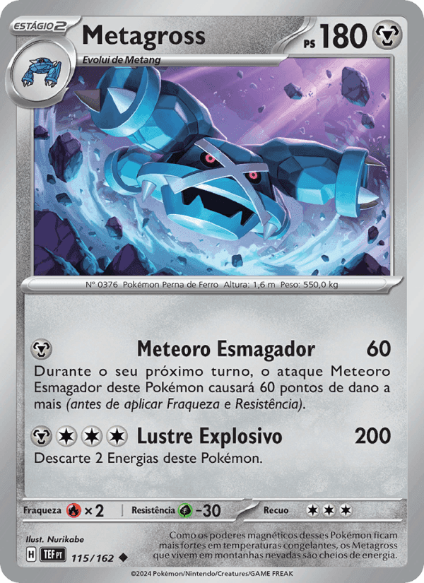 Metagross, carta 115 de Forças Temporais