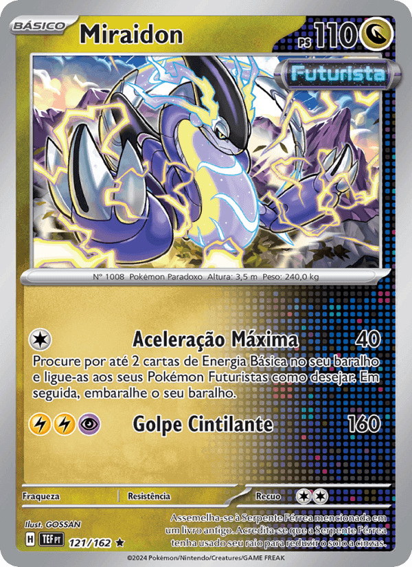 Miraidon, card 121 from Forças Temporais