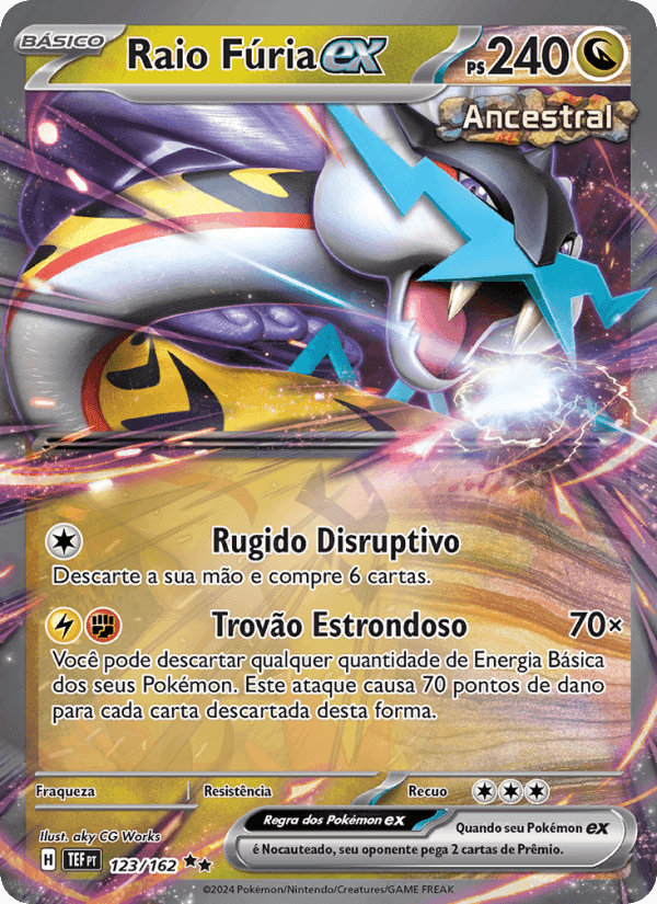 Raio Fúria ex, carta 123 de Forças Temporais