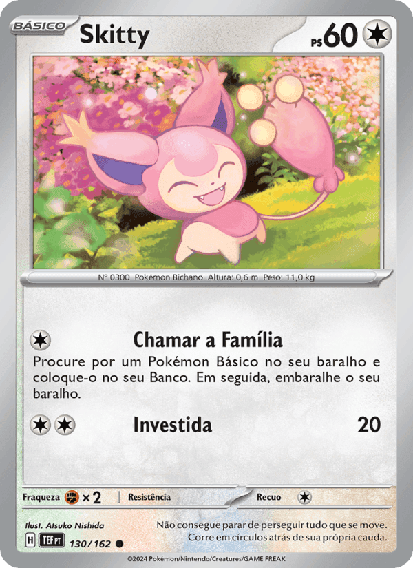Skitty, carta 130 de Forças Temporais