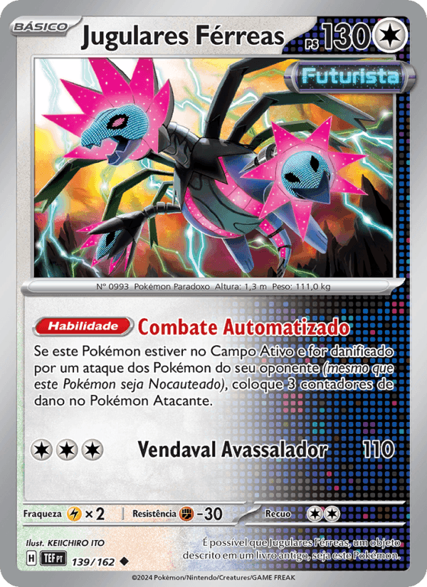 Jugulares Férreas, card 139 from Forças Temporais