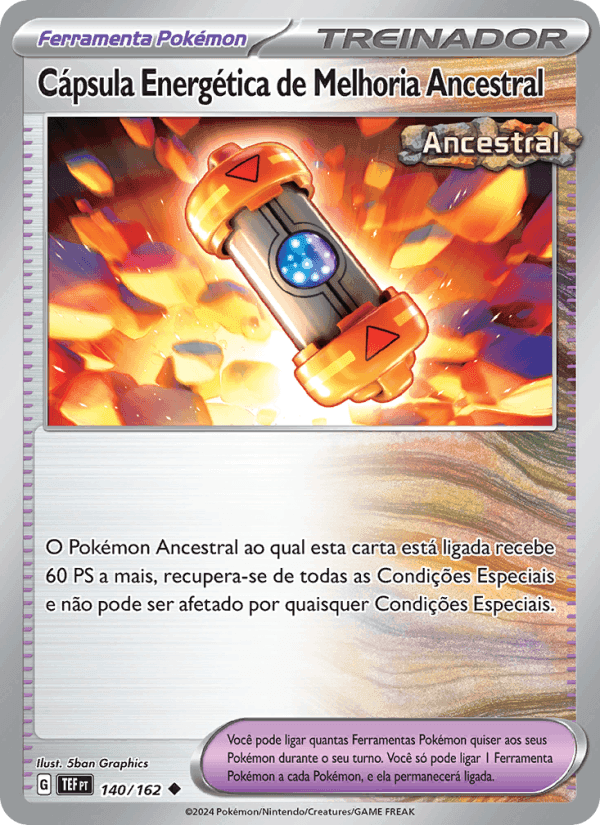 Cápsula Energética de Melhoria Ancestral, carta 140 de Forças Temporais
