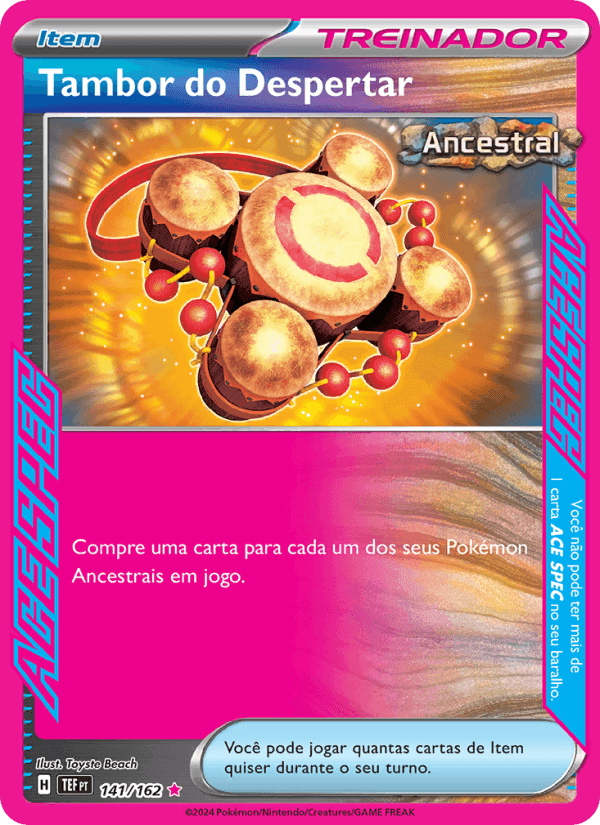 Tambor do Despertar, card 141 from Forças Temporais
