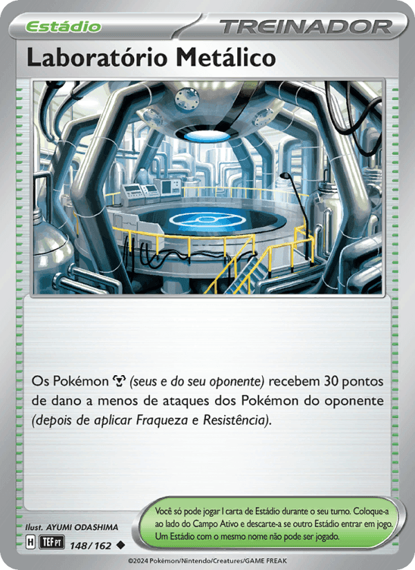 Laboratório Metálico, card 148 from Forças Temporais