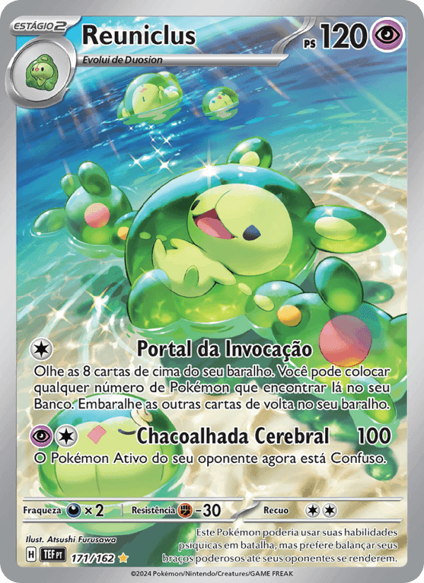 Reuniclus, carta 171 de Forças Temporais