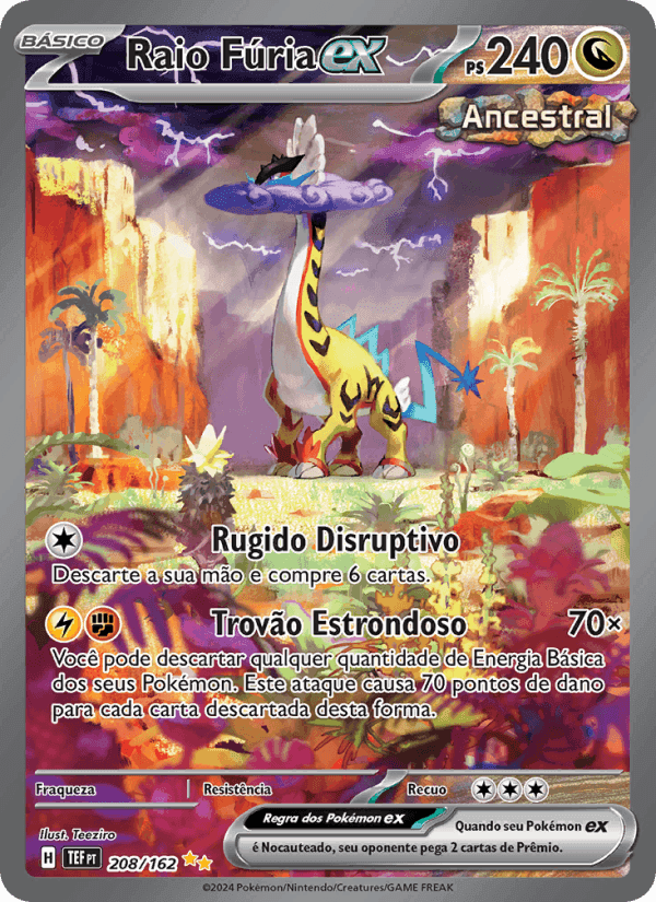 Raio Fúria ex, carte 208 de Forças Temporais