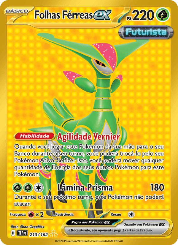 Folhas Férreas ex, card 213 from Forças Temporais