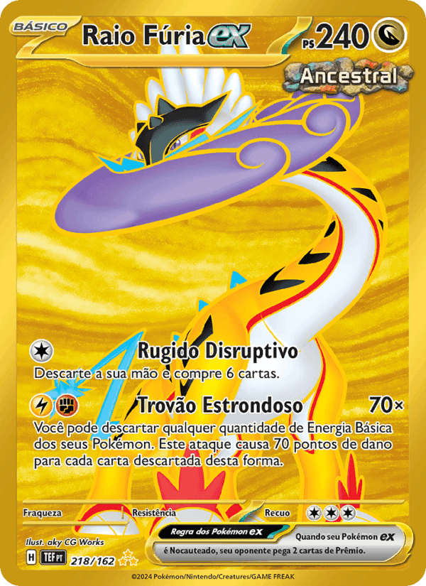 Raio Fúria ex, carta 218 de Forças Temporais