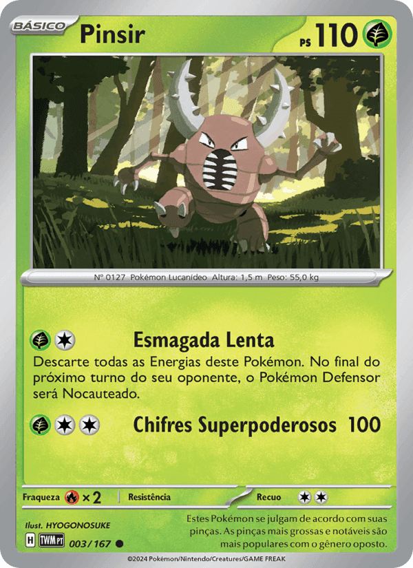 Pinsir, carta 003 di Máscaras do Crepúsculo
