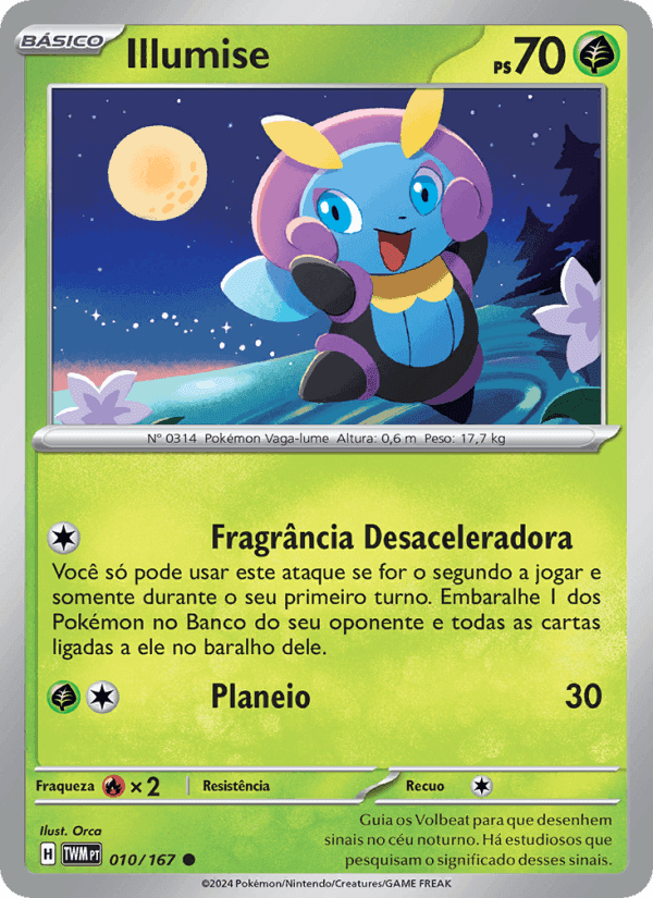 Illumise, carta 010 di Máscaras do Crepúsculo