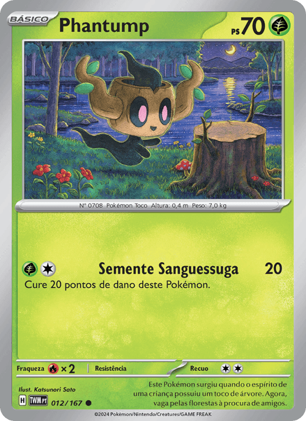 Phantump, carta 012 di Máscaras do Crepúsculo