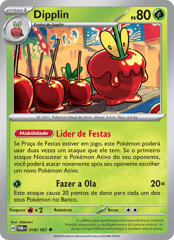 Dipplin, carte 018 de Máscaras do Crepúsculo