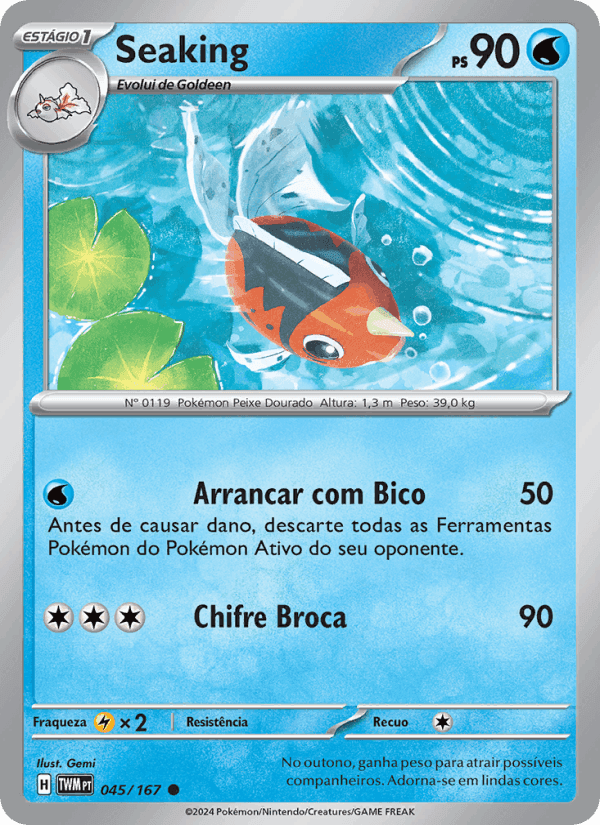 Seaking, carta 045 de Máscaras do Crepúsculo
