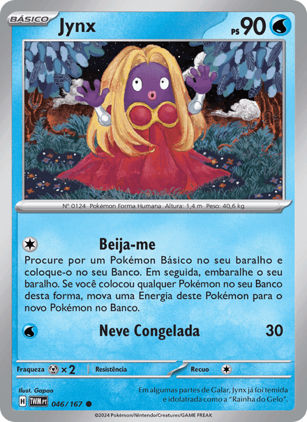 Jynx, carta 046 de Máscaras do Crepúsculo