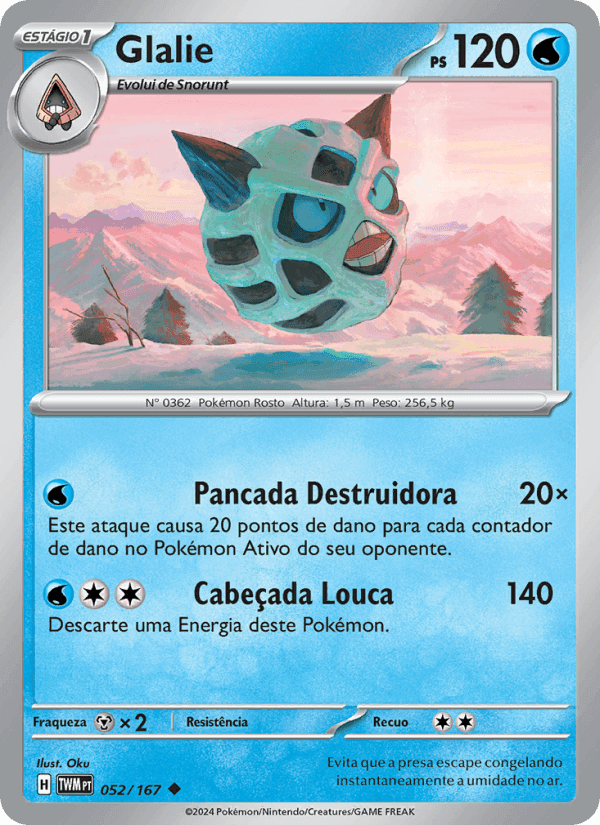 Glalie, carta 052 di Máscaras do Crepúsculo