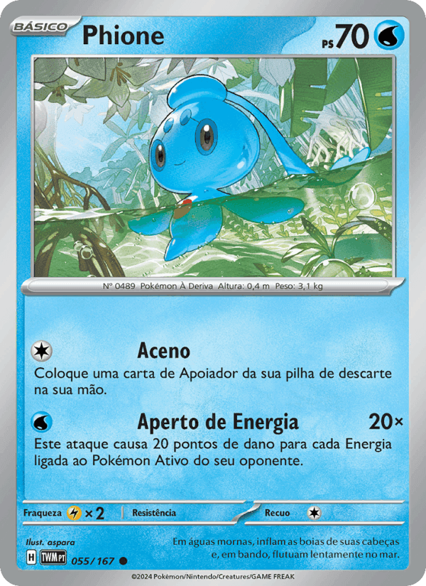 Phione, carte 055 de Máscaras do Crepúsculo