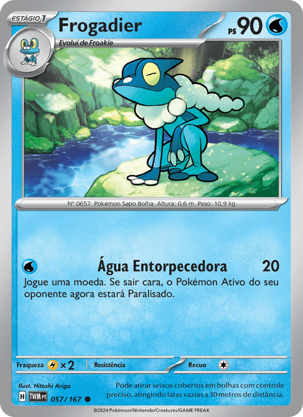 Frogadier, carta 057 de Máscaras do Crepúsculo