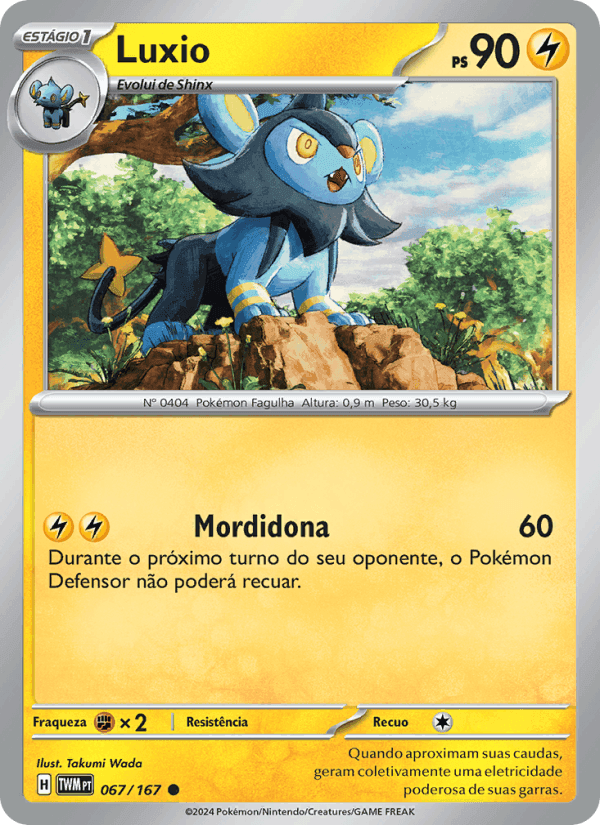 Luxio, carta 067 di Máscaras do Crepúsculo