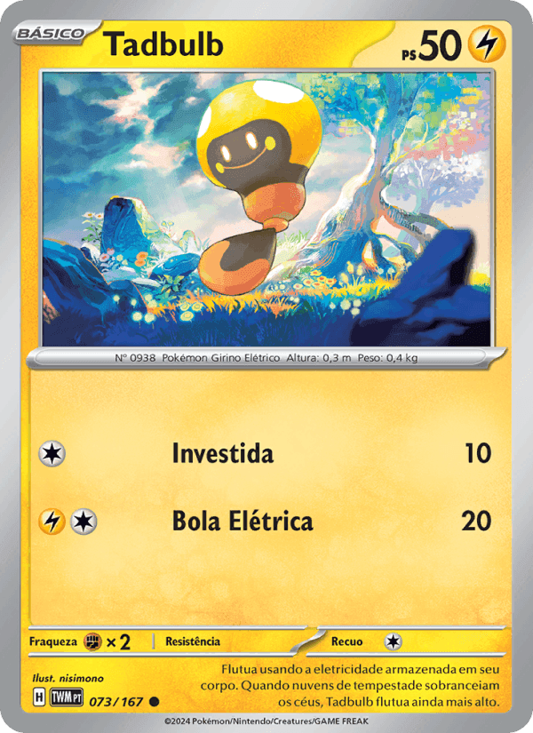Tadbulb, carta 073 di Máscaras do Crepúsculo