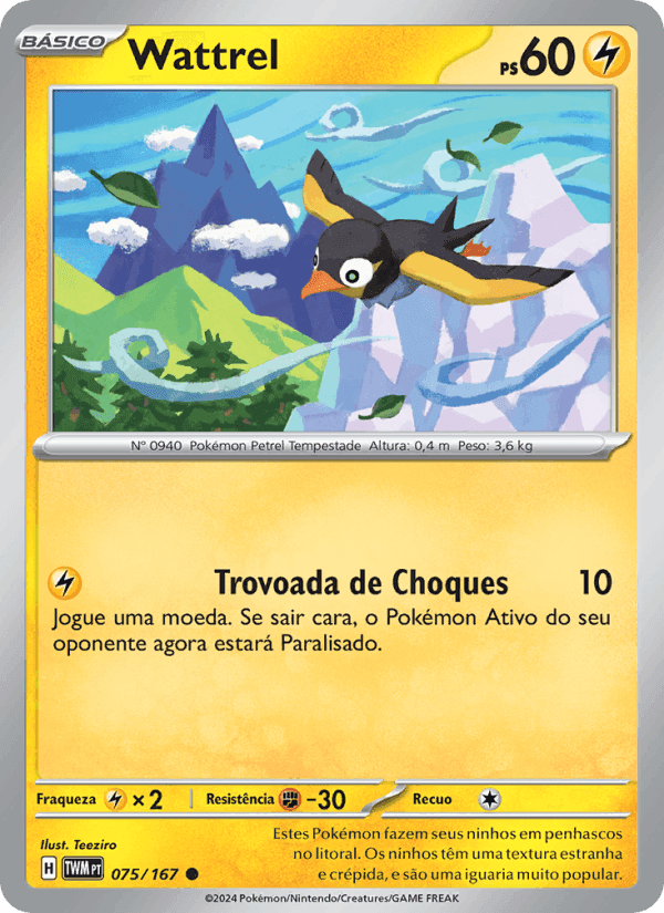 Wattrel, carta 075 de Máscaras do Crepúsculo