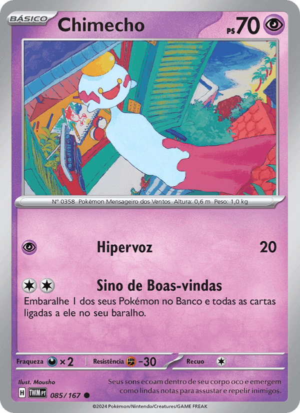 Chimecho, carta 085 de Máscaras do Crepúsculo