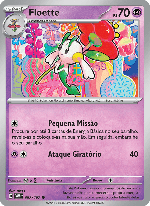 Floette, carta 087 di Máscaras do Crepúsculo