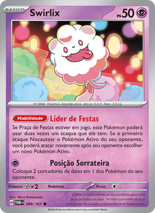 Swirlix, card 089 from Máscaras do Crepúsculo